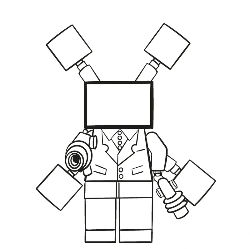 Cha mẹ đừng bỏ lỡ tranh tô màu Cameraman cho trẻ em đang được tìm kiếm nhiều