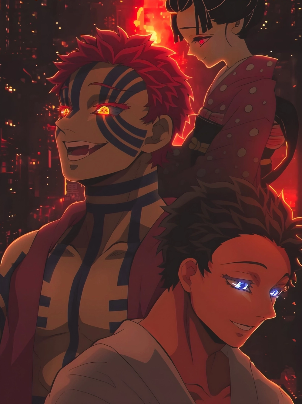 Akaza ngầu 2 bùng nổ sát khí