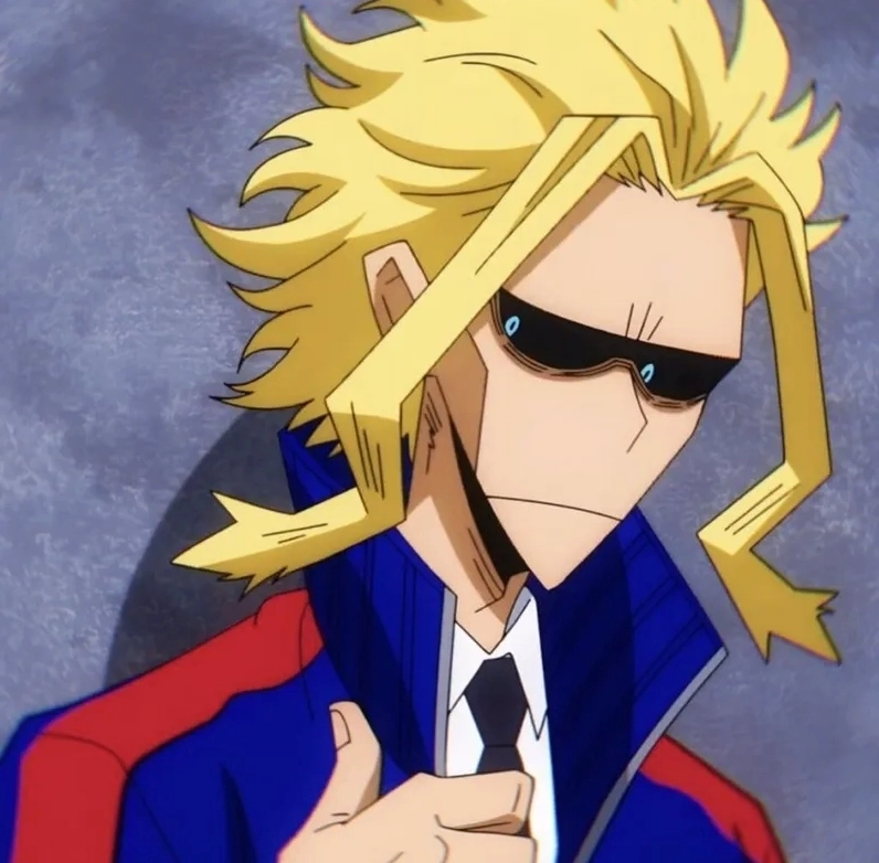 All Might chibi png dễ thương thích hợp làm sticker hoặc avatar