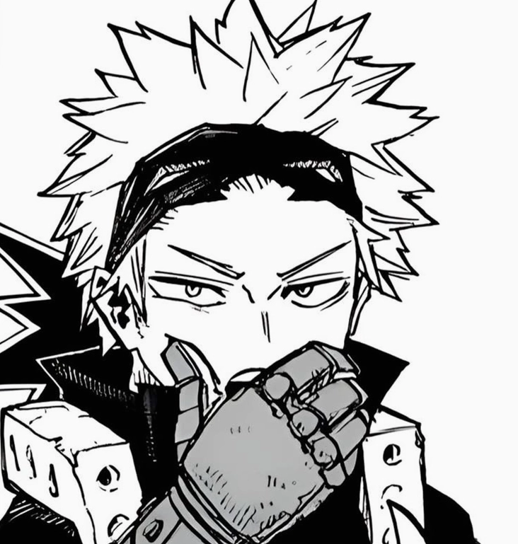 Ảnh đại diện icon Bakugo với biểu cảm lườm nguýt đặc trưng