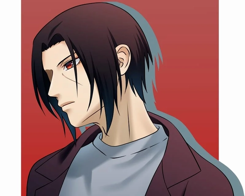 Ảnh Itachi chibi bên dango