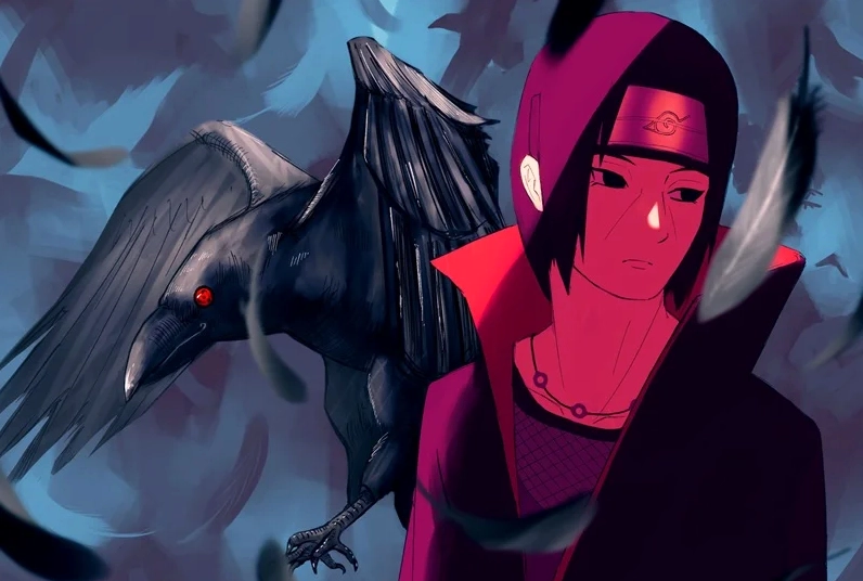 Ảnh Itachi với biểu cảm đáng yêu