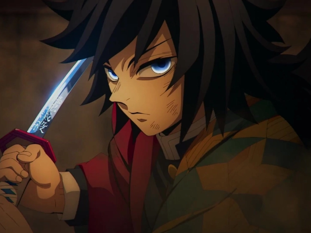 Ánh mắt lạnh lùng đặc trưng của Tomioka Giyuu