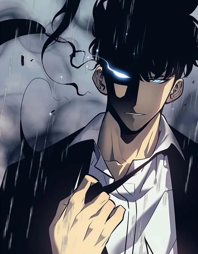 Ảnh nền Sung Jin Woo sắc nét thể hiện thần thái cực chất