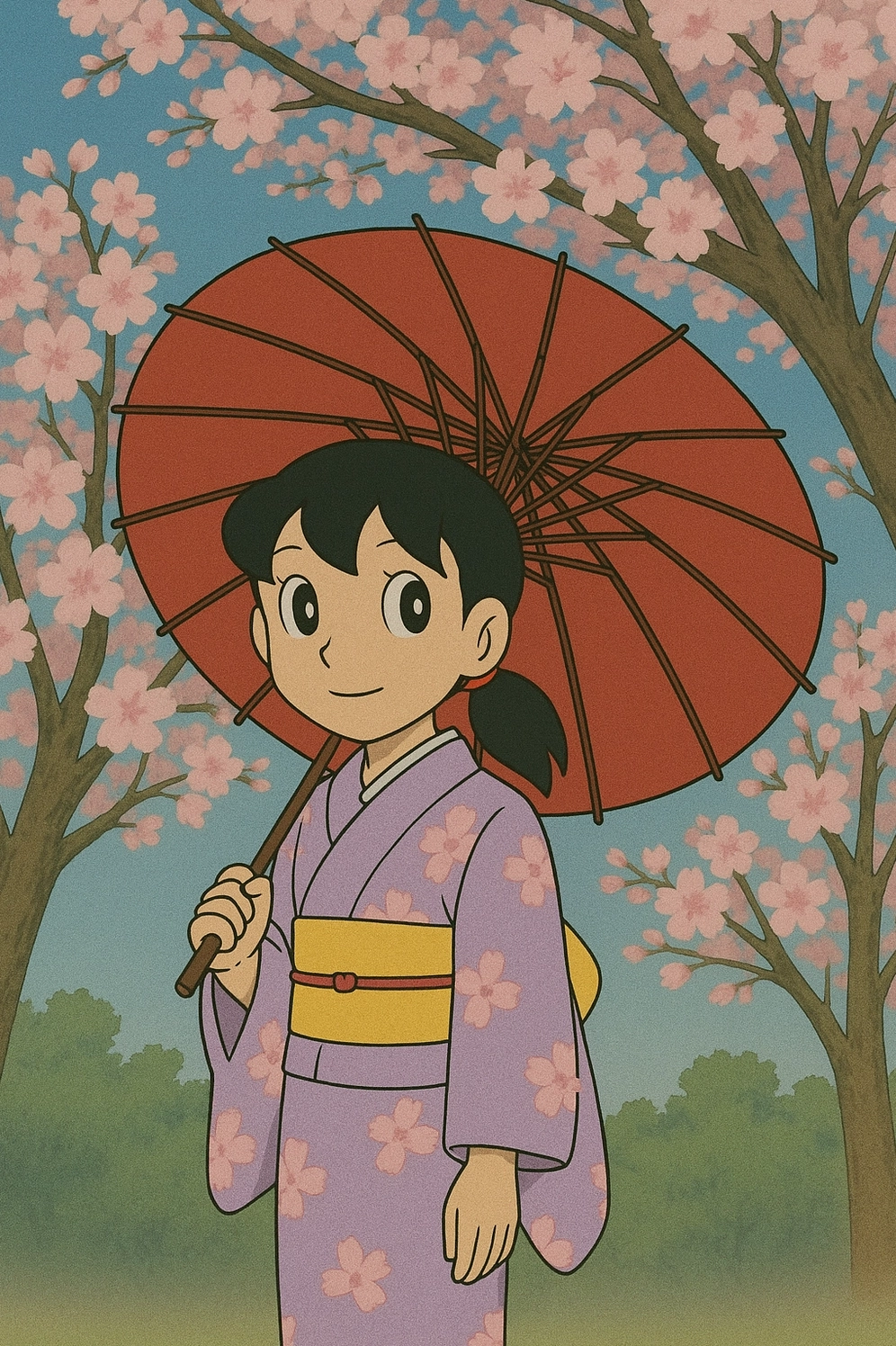 ảnh shizuka anime nghệ thuật