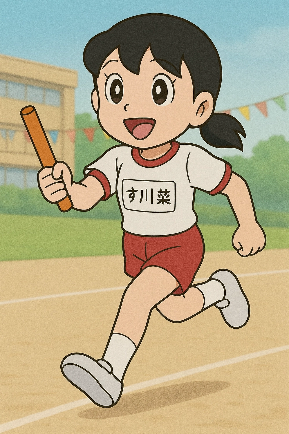 ảnh shizuka chạy