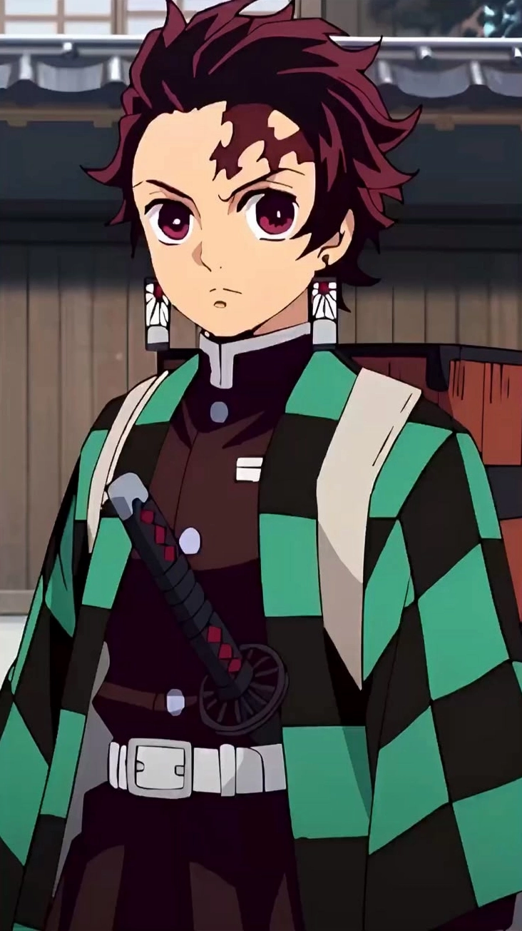 Ảnh Tanjiro cute đáng yêu nhưng mạnh mẽ