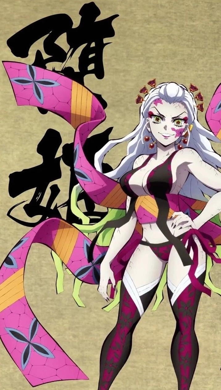 Anime Daki Demon Slayer nhân vật phản diện quyến rũ nhưng tàn bạo