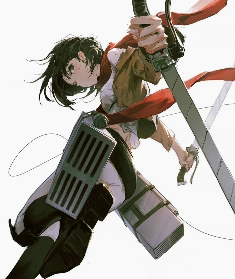 Anime Mikasa tượng đài nữ chiến binh bất bại