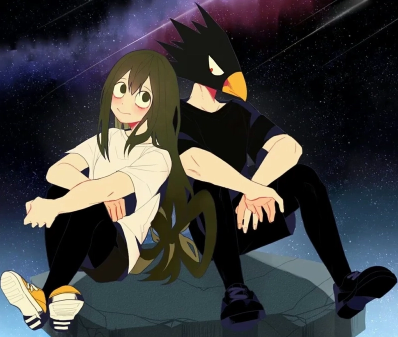 Asui x Tokoyami comic đầy cảm xúc ngọt ngào