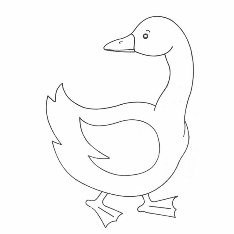 Bé học và chơi với tranh tô màu vịt mẹ hằng ngày