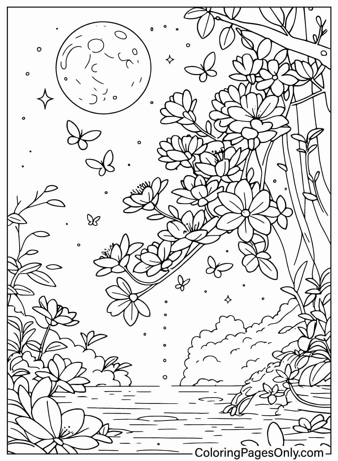 Bé say sưa tô màu tết rộn ràng