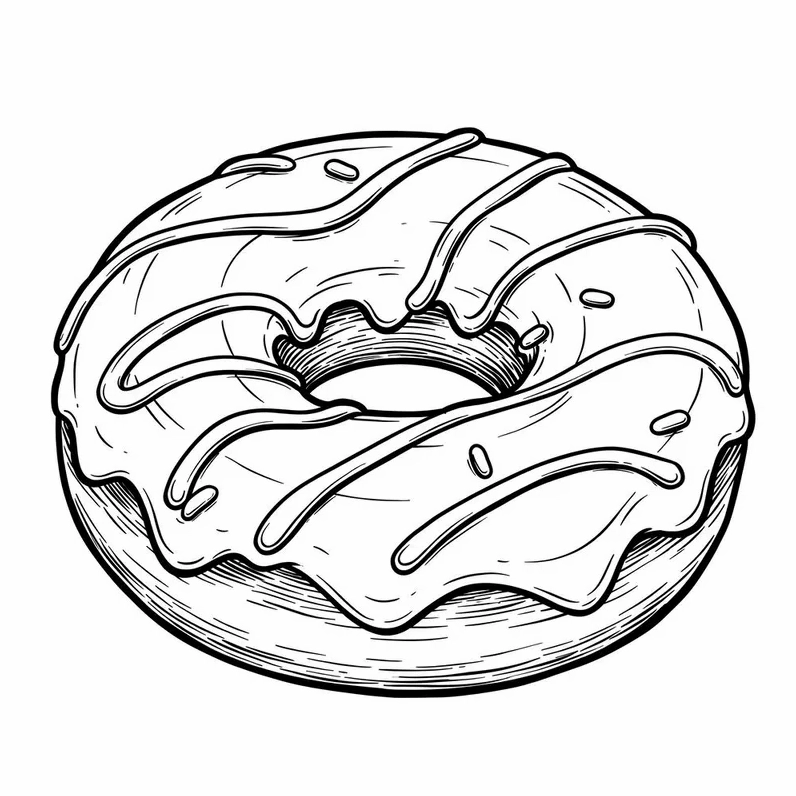 Bé tập tô với tranh tô màu ngôi nhà bánh kẹo siêu đẹp đầy sáng tạo