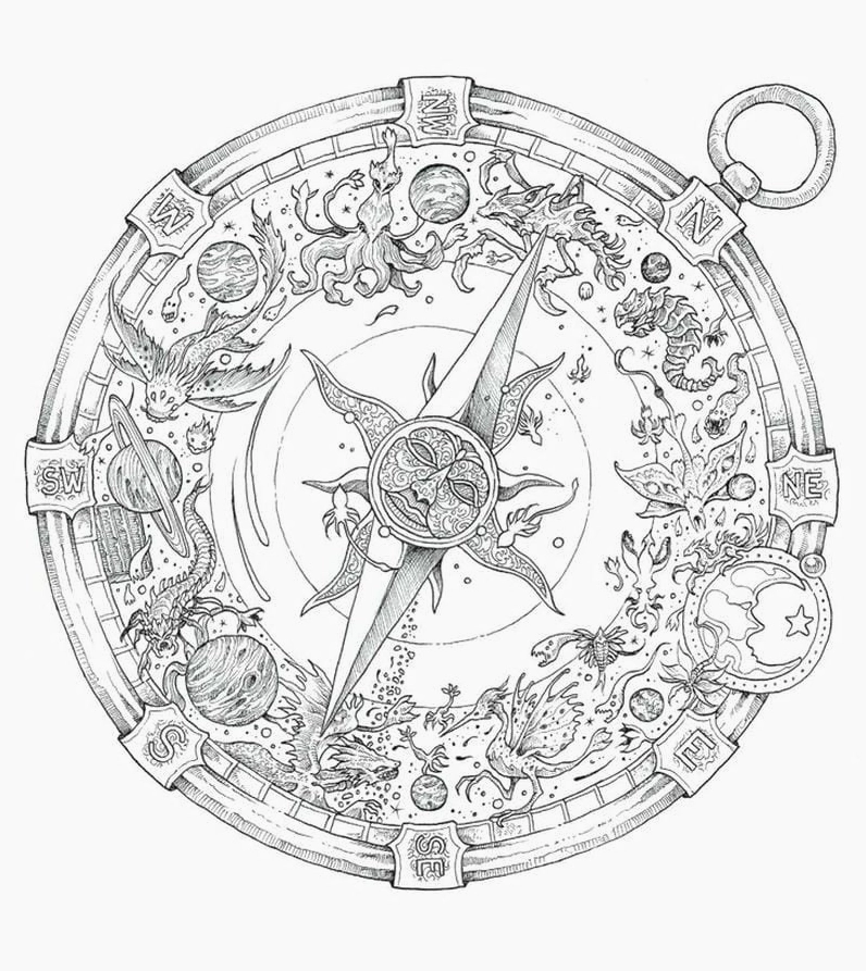 Bé thích mê tranh tô màu 12 cung hoàng đạo chibi dễ thương