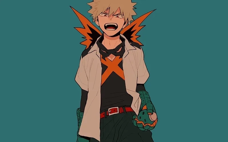 Biểu cảm hài hước của Bakugo trong loạt meme khiến fan thích thú