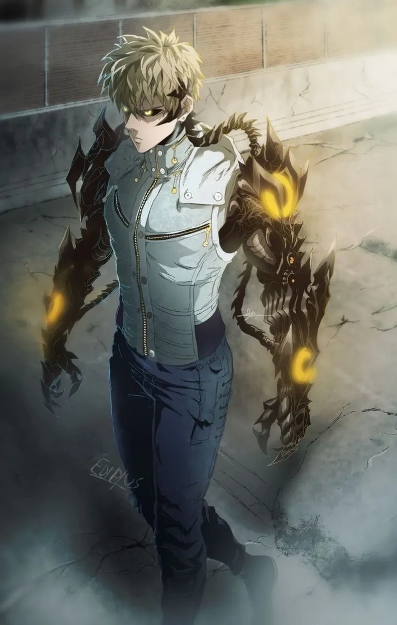 Bộ sưu tập hình ảnh anime Genos cực ngầu và sắc nét