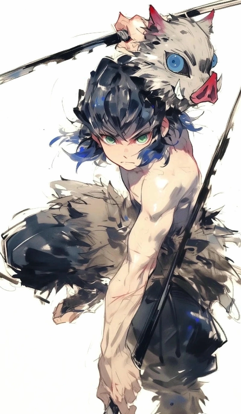 Bộ sưu tập Inosuke chibi dễ thương