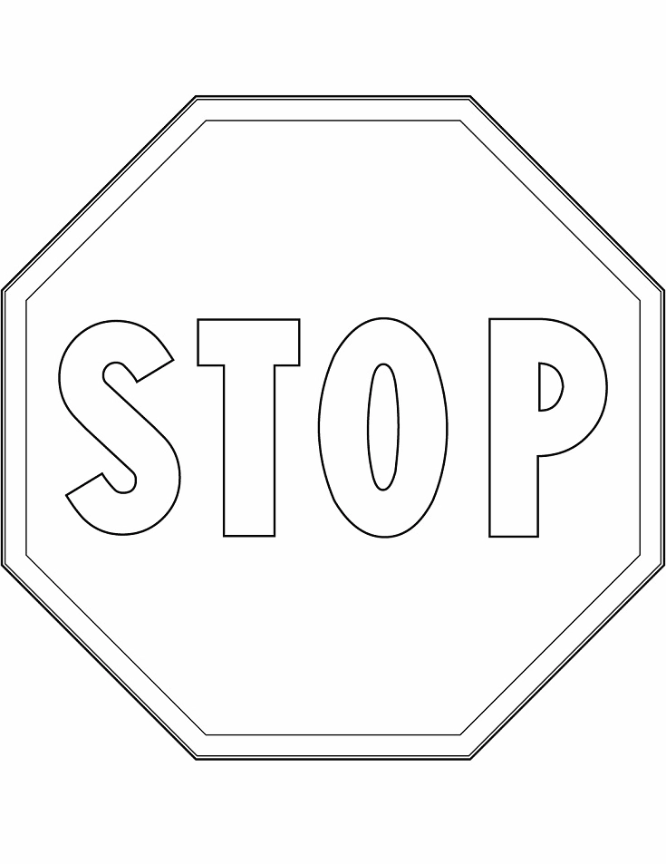 Bộ tranh tô màu biển báo nguy hiểm giúp bé học giao thông an toàn