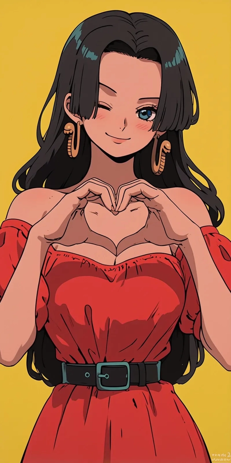 Boa Hancock anime sống động thu hút mọi ánh mắt