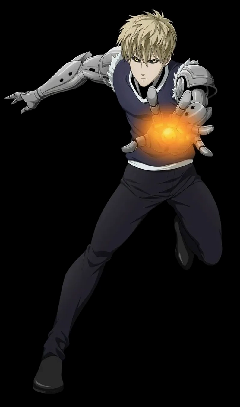 Bức ảnh chế hài hước về Genos biến thành chiếc bánh donut