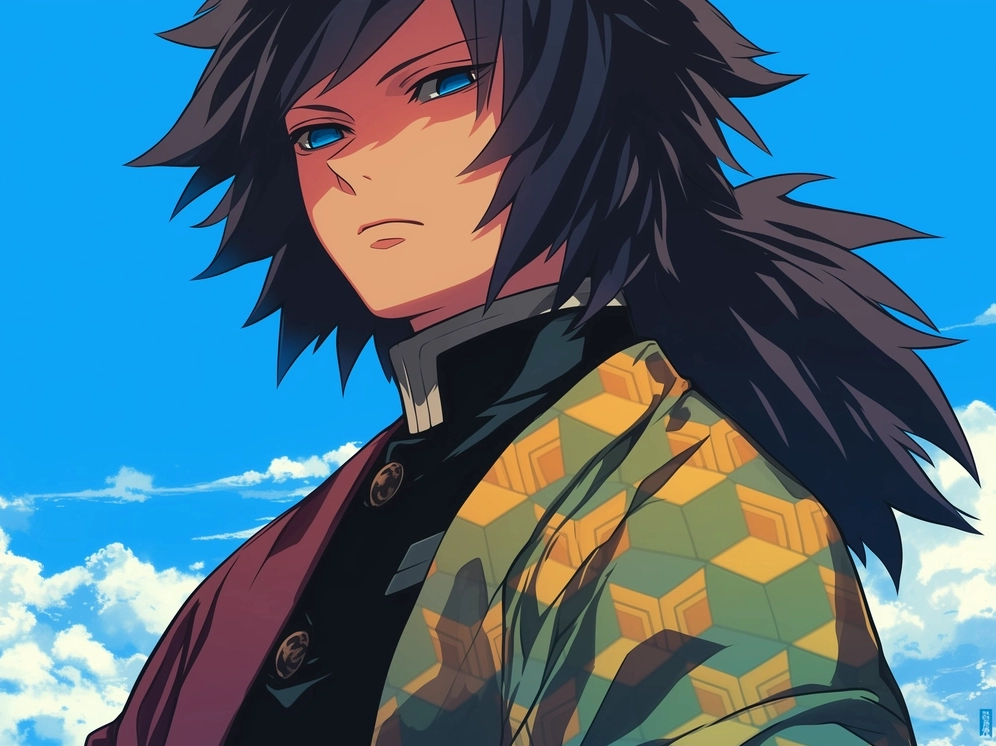 Bức ảnh Giyuu tuyệt đẹp dùng để cài hình nền