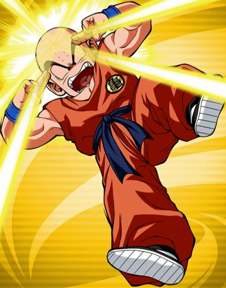 Bức họa vui nhộn SSJ Krillin giả thuyết thú vị về sức mạnh tiềm ẩn nếu anh biến hình