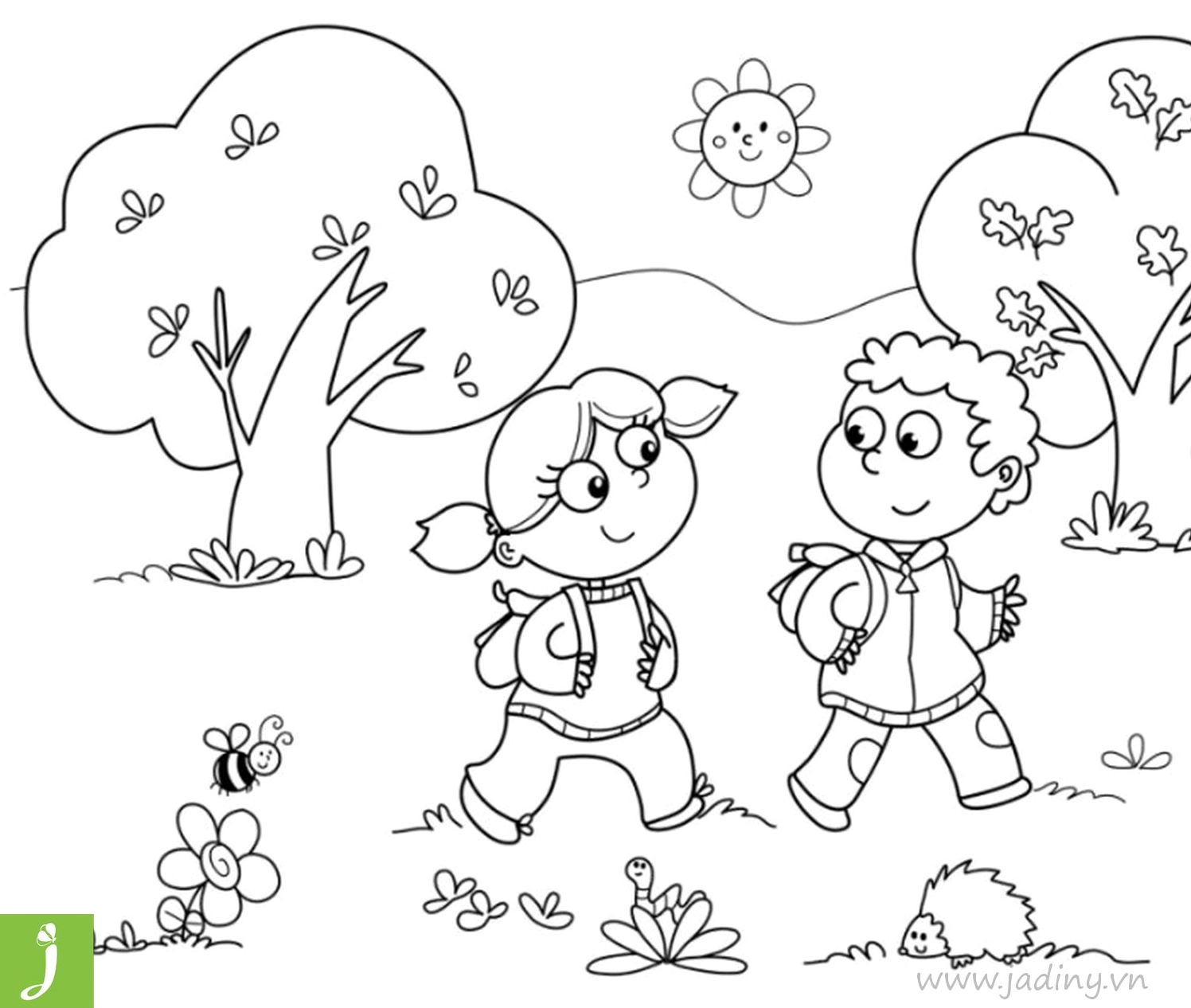 Bức tranh tô màu với nhiều chi tiết nhỏ giúp bé gái 7 tuổi rèn luyện sự tập trung cao độ