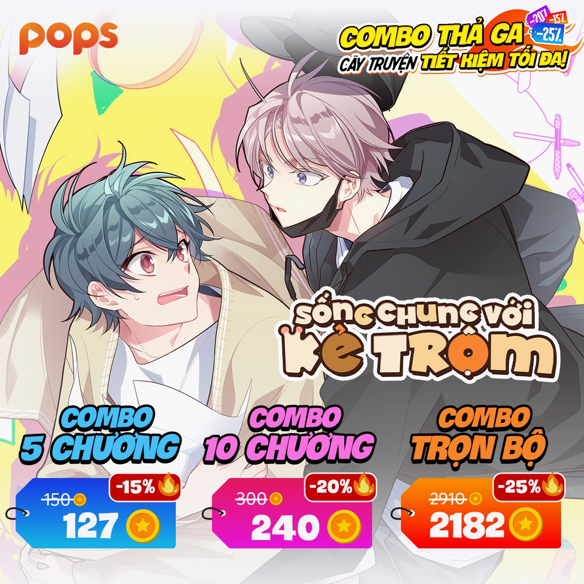 Cảnh anime sinh động với màu sắc bắt mắt