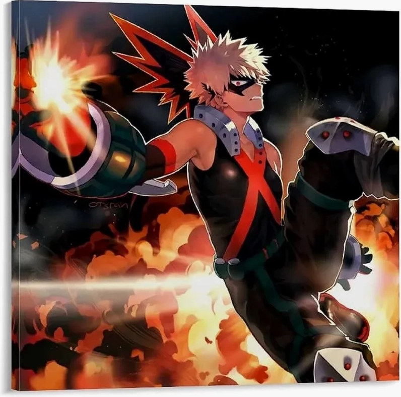 Cậu thiếu niên Bakugo 19 tuổi với gương mặt nhăn nhó quen thuộc