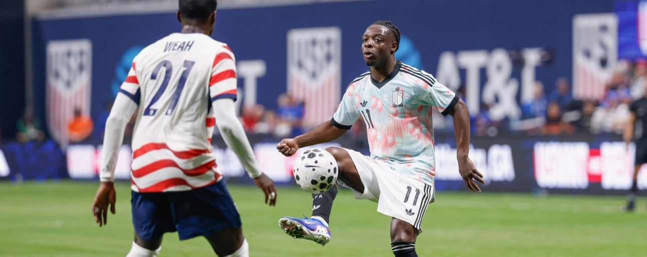 Chân dung cầu thủ chạy cánh Jérémy Doku trong màu áo câu lạc bộ Manchester City