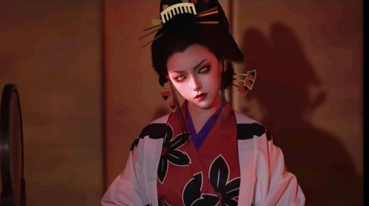 Cosplay Daki Kimetsu No Yaiba thần thái kiêu sa của Thượng Huyền Lục