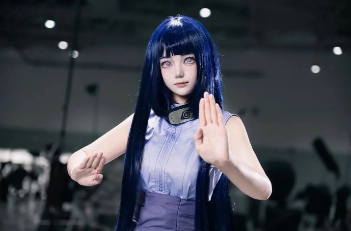 Cosplay Hyuga Hinata bộ trang phục đặc trưng của nàng công chúa Hyuga