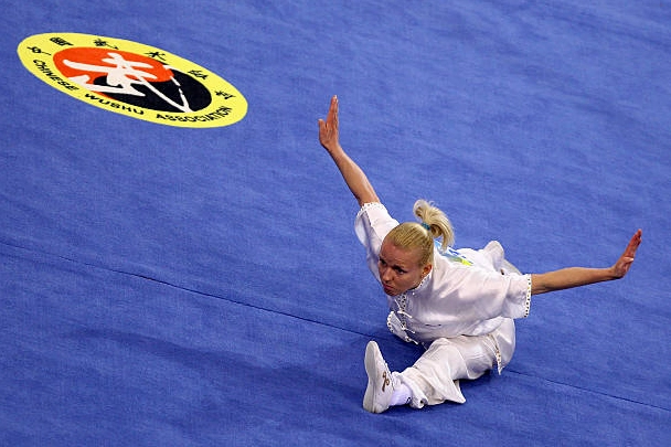 Daria Tarasova thi đấu nội dung Trường quyền nữ tại Sportaccord Combat Games 2010