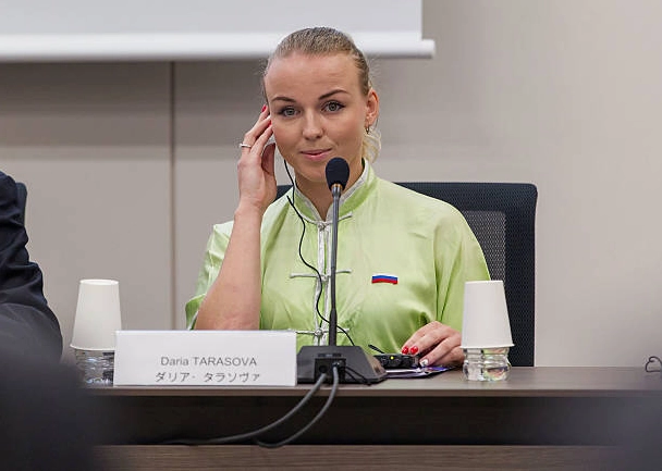 Daria Tarasova với tư cách Thành viên Ủy ban điều hành Liên đoàn Wushu Quốc tế năm 2015