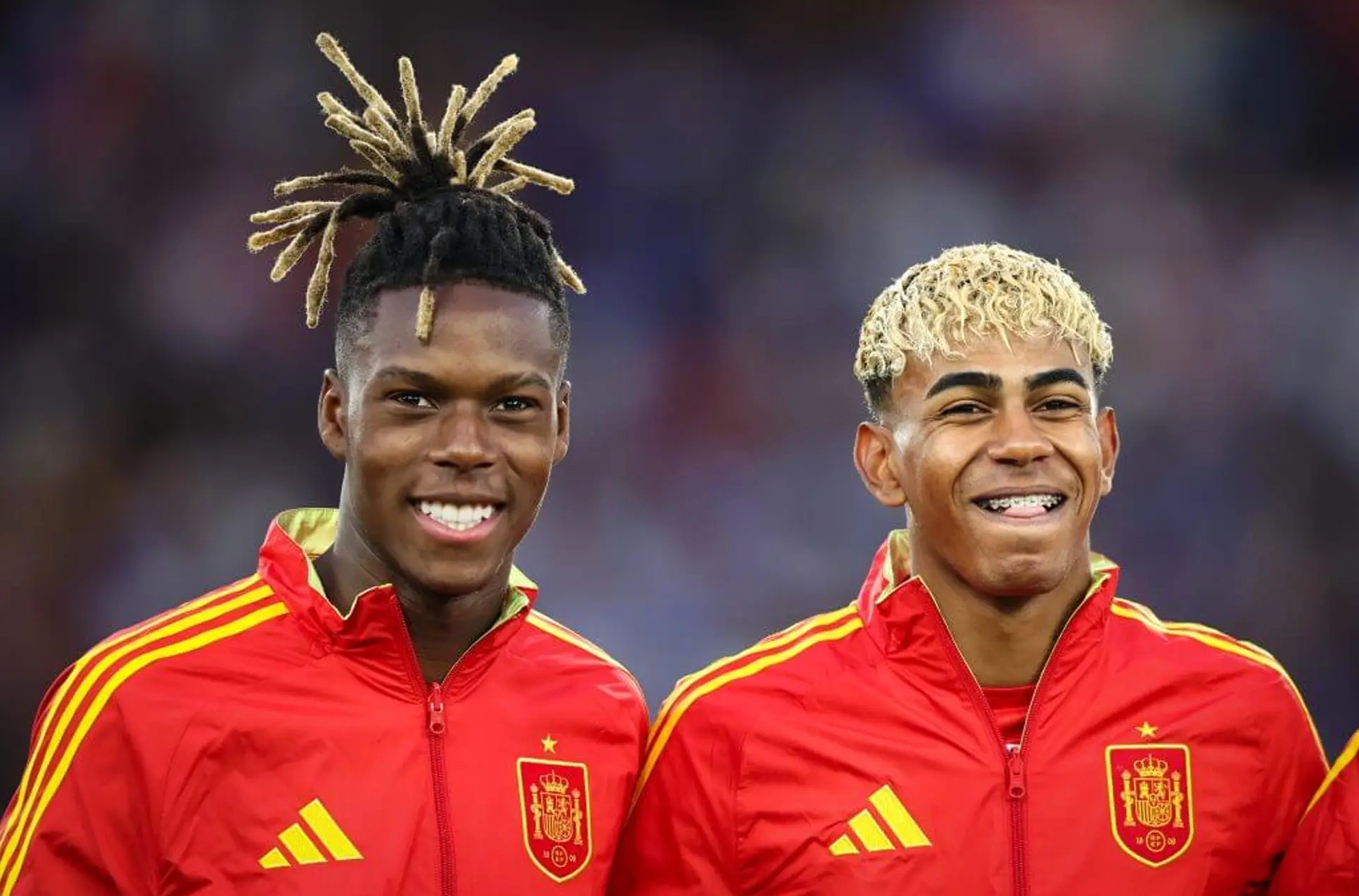 Đôi bạn thân Nico Williams và Lamine Yamal tỏa sáng rực rỡ trong màu áo đội tuyển quốc gia