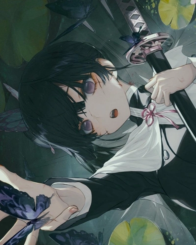 Fanart Kanao ánh mắt buồn bã nhìn xa xăm tâm trạng