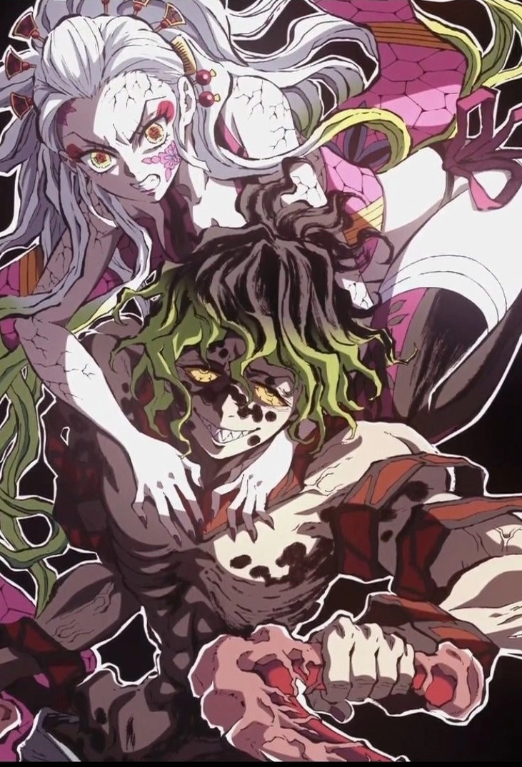 Gyutaro X Daki tình anh em quỷ dữ mạnh mẽ và bi kịch