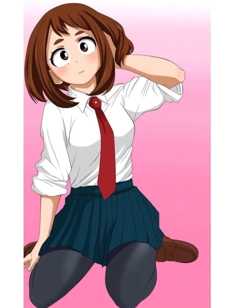Hero Academia Ochako đại diện cho hình tượng nữ anh hùng có lòng tốt và sự quyết tâm cao