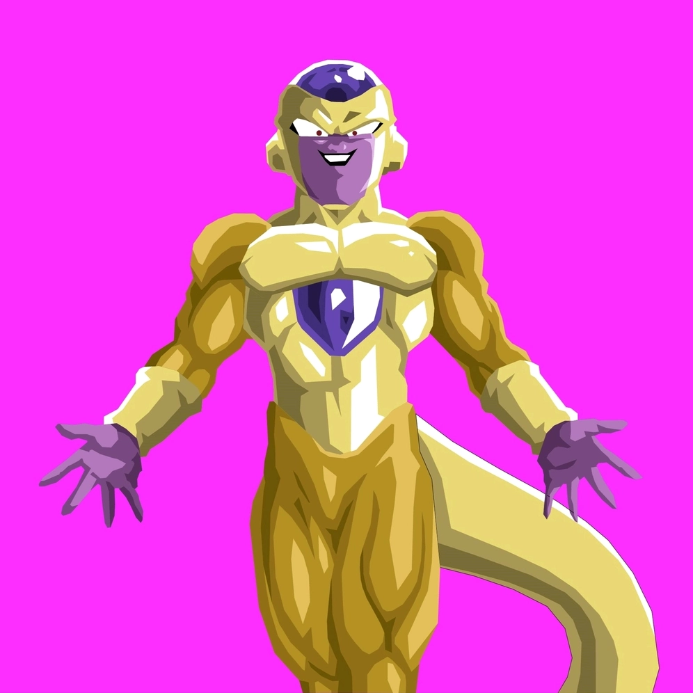 Hình ảnh Frieza phiên bản Golden tuyệt đẹp