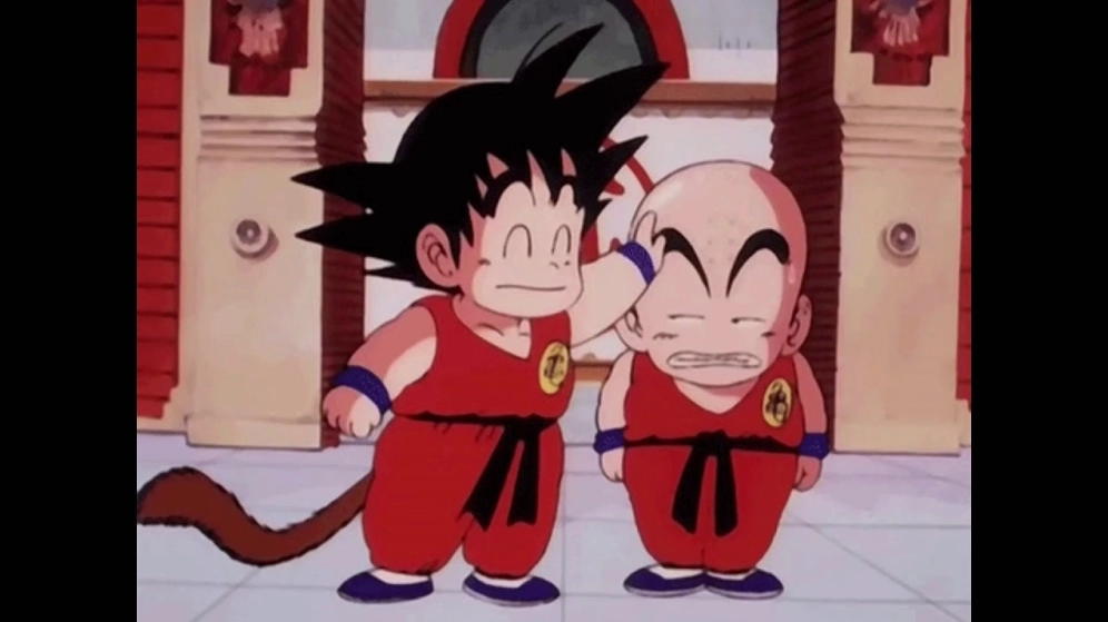 Hình ảnh Goku x Krillin gắn bó hơn cả tình huynh đệ truyền thống đầy thiêng liêng