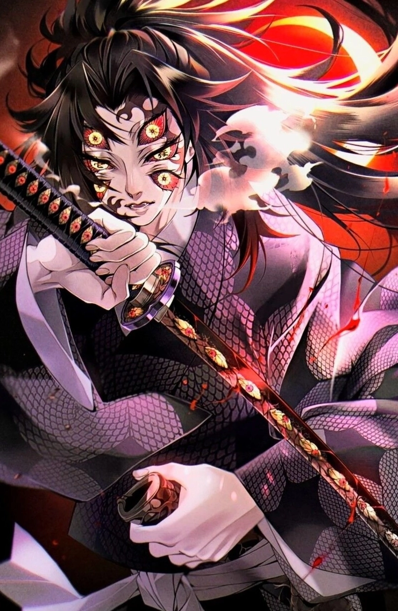 Hình ảnh kokushibo chiến binh với sáu con mắt bí ẩn