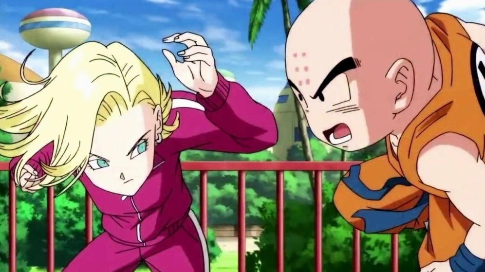 Hình ảnh Krillin 18 cặp đôi mang đến nhiều xúc cảm cho người xem qua từng khung hình