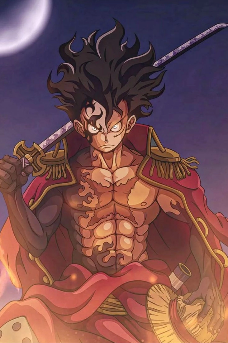 Hình ảnh luffy cực ngầu gear 5 uy lực