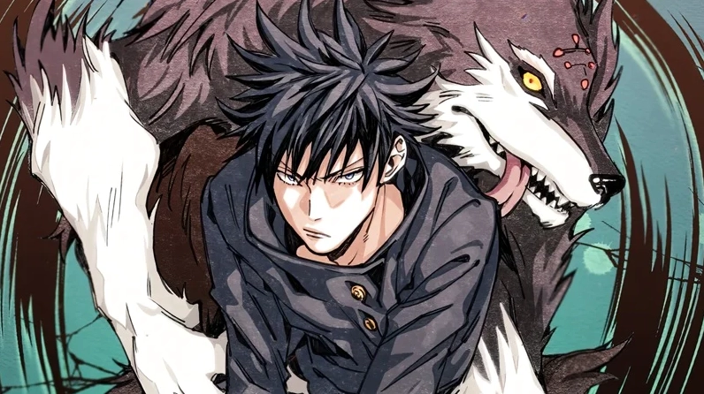 Hình ảnh Megumi triệu hồi Mahoraga mạnh mẽ