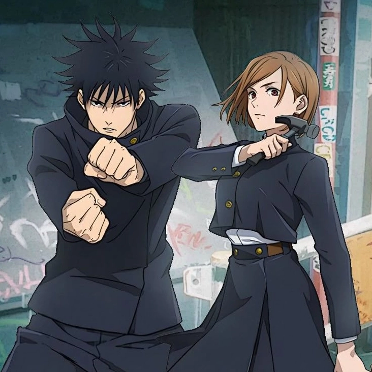 Hình ảnh Nobara x Megumi đồng đội chiến đấu luôn thấu hiểu nhau