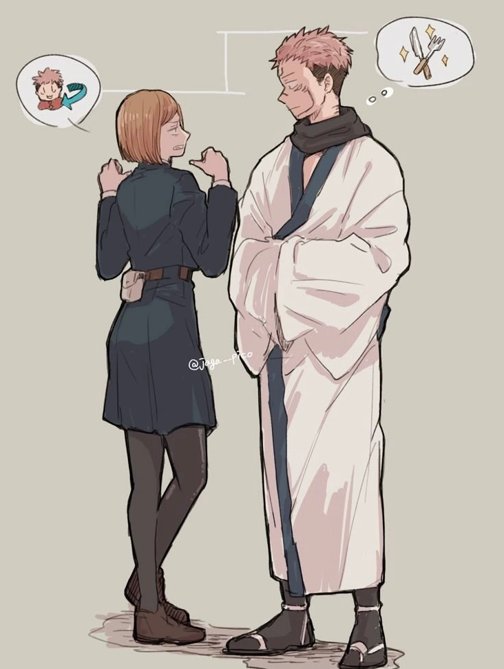 Hình ảnh Nobara x Sukuna sự đối đầu không cân sức nhưng đầy ấn tượng