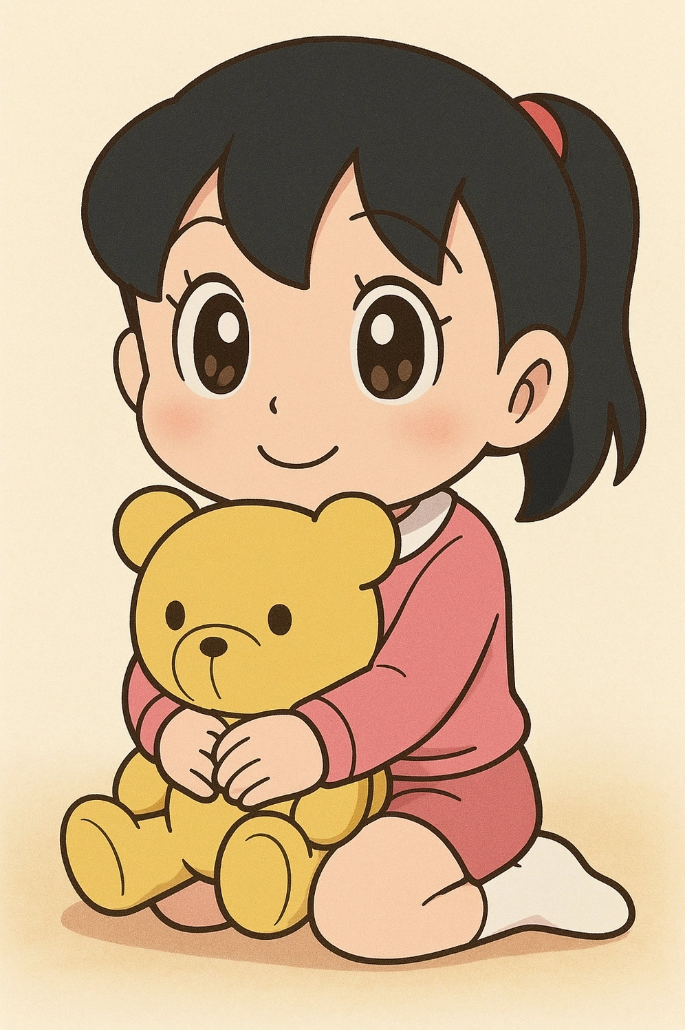 hình ảnh shizuka anime hồi nhỏ