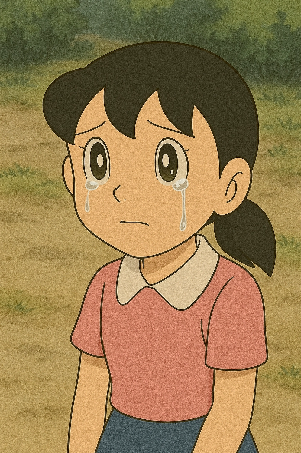 hình ảnh shizuka khóc