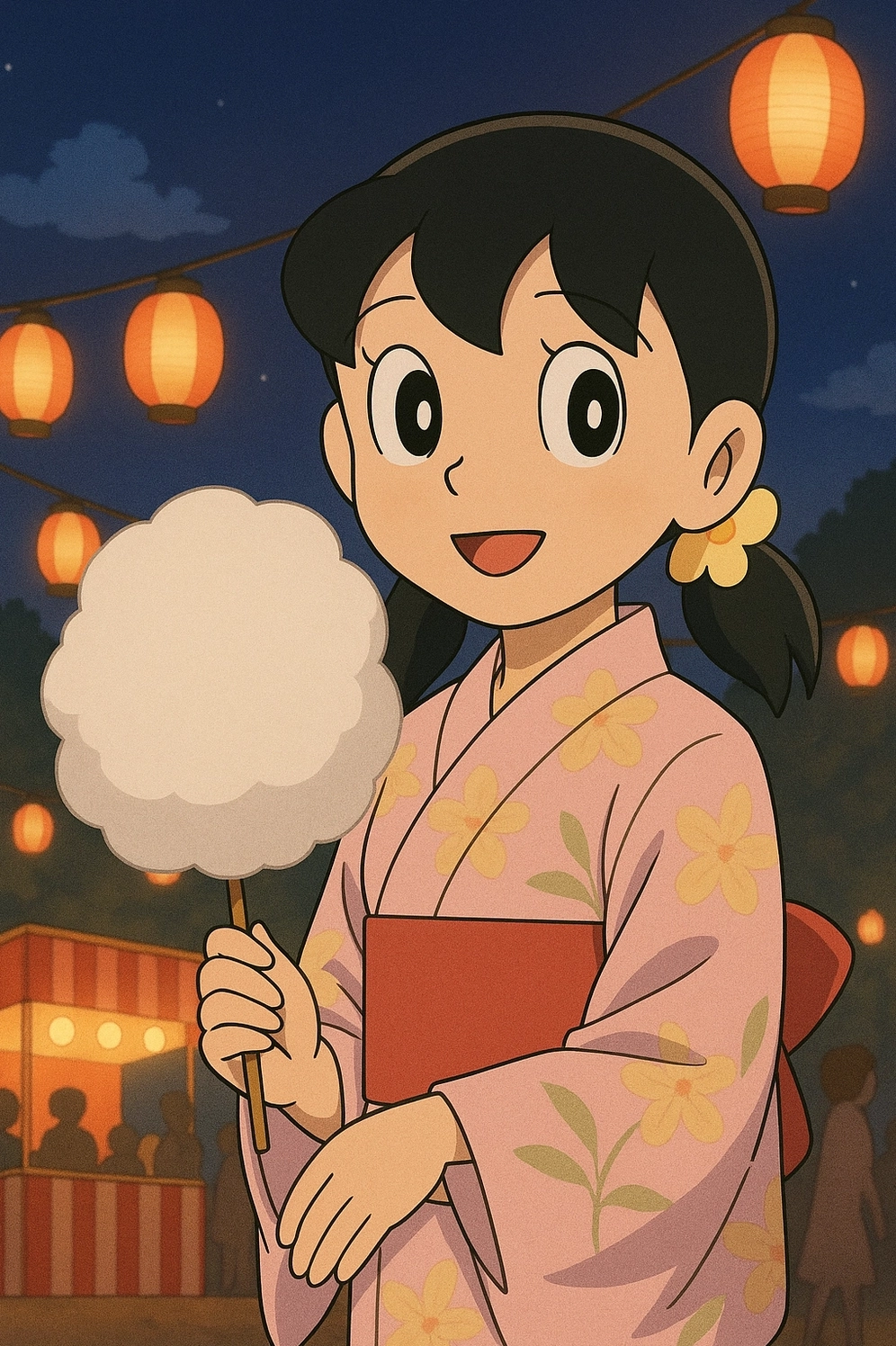 hình ảnh shizuka mặc kimono