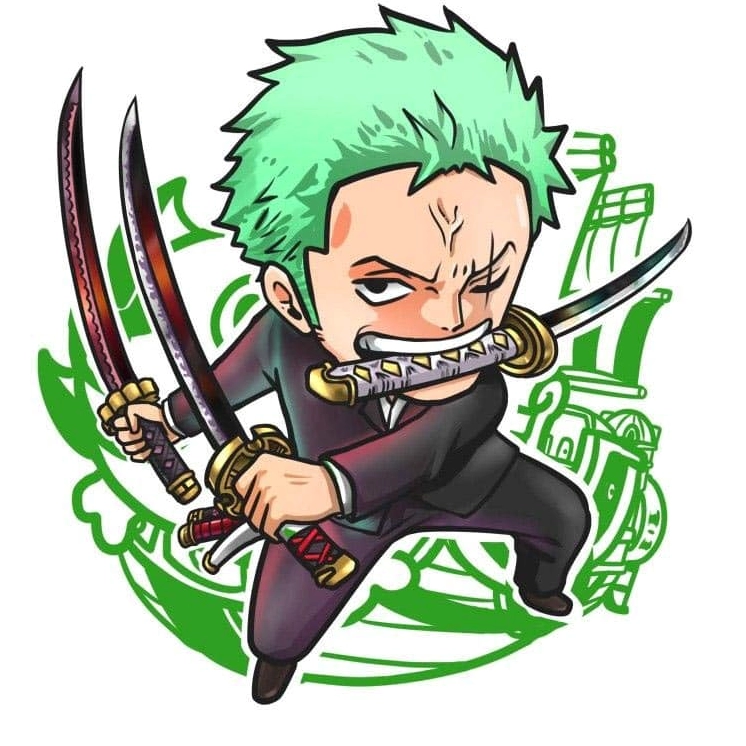 Hình chibi Roronoa Zoro cute